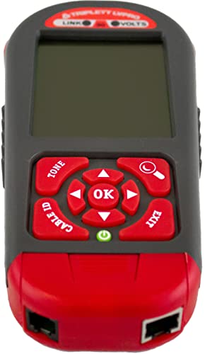 Triplett Lvpro30Sr Network Cable Tester/Verifier With 12 Tester Apps And 8 Rj45 Smart Remotes - Coax, Cat5/5E/6/6A/7, Shielded/Unshielded,Black #TOP4