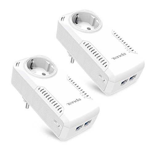 Tenda AV1000 Powerline Extender PLC con Enchufe Extensor de Red por Línea...