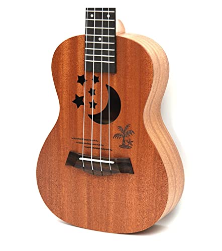 ukulélé Voyage 23 Pouces Ukulele 4 Cordes Hawaiian Mini Guitare Acoustique 12 Motifs (Color : 8 Moon Star) - Les Beatles, Paul McCartney, John Lennon, RIngo Starr, George Harrison ukulélé Voyage 23 Pouces Ukulele 4 Cordes Hawaiian Mini Guitare Acoustique 12 Motifs (Color : 8 Moon Star)