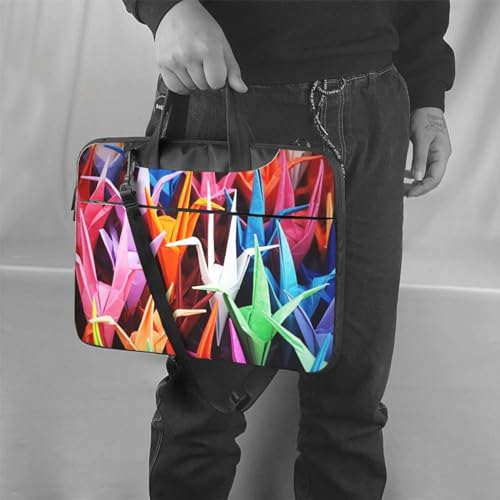 Bolso bandolera para laptop estilo origami miniatura 2