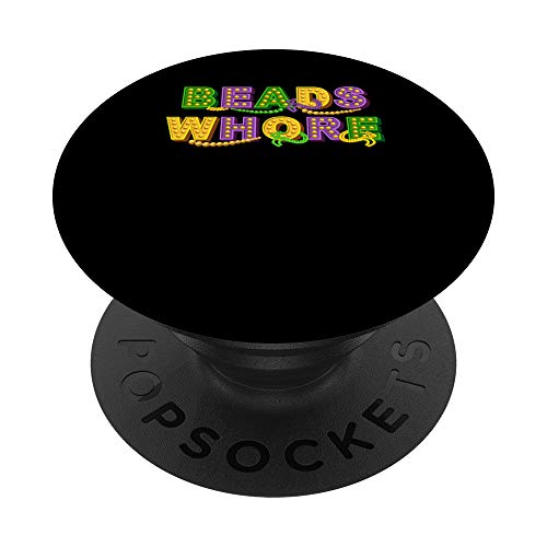 Mardi Gras Funny Beads Whore New Orleans Party PopSockets PopGrip Intercambiabile