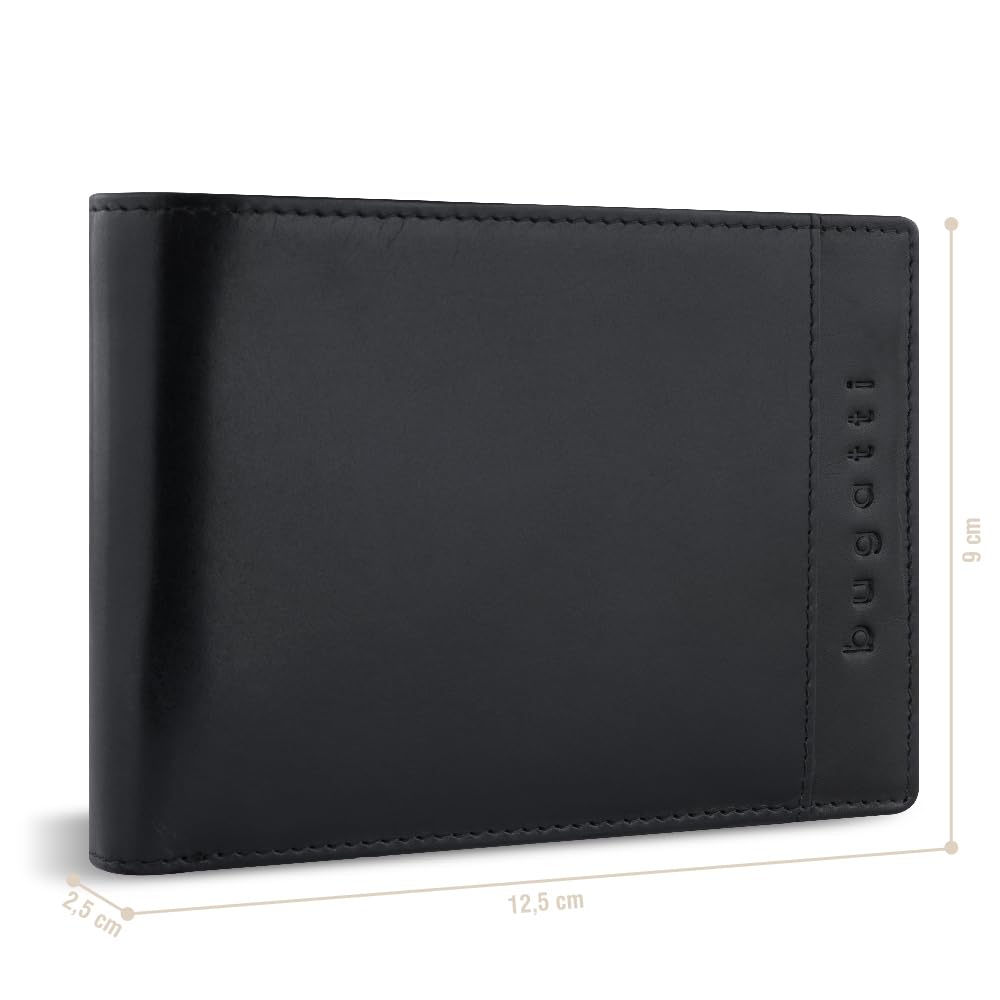bugatti Romano Wallet Black