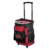 Logo Brands 108-57 NCAA  Arkansas Razorbacks Rolling Cooler