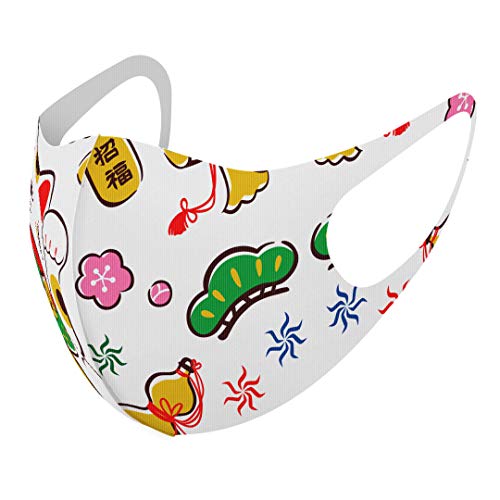 [�X�}�R��] �f�U�C�� �}�X�N �Q���Z�b�g �|���G�X�e�� �􂦂� �z�}�X�N XL�T�C�Y �傫�� �j���p 012887 �����L �����ɐ� �L