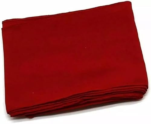 Women's Pure Cotton Saree Fall Solid Pattern Fabric for Pleates Draping- Pack of 1 -(Maroon)