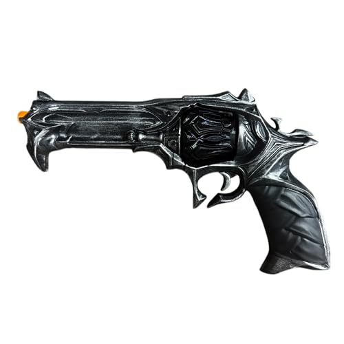 Valorant Style Sheriff Foam Revolver – 11' Spinning Cylinder Cosplay Gun Prop for Costume, LARP,...