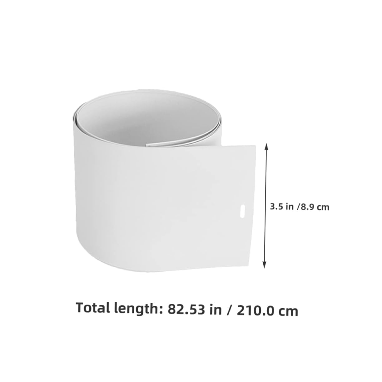 ERINGOGO 4pcs White Vertical Blind Slats Replacement for Doors and Curved Slats Easy to Install Repair Kit for Sliding Glass Door and Window Treatments