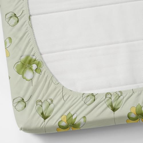 Image of King Size Bedsheet | Melissa Cotton Blended Fitted King Size with Two Pillow Covers | 250 TC | King Size BedSheet | AntiWrinkle, Deep Corners, Hotel-Style Comfort & Stylish Decor (78x72 inches)