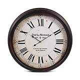 Misez sur une décoration élégante et ancienne. Succombez au charme de cette horloge ancienne murale Chef Le Normand !