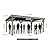 12x20FT Wall Mounted Gazebo Ceder Wood Lean to Gazebo with Sloping Roof Outdoor Hardtop Pergola Awnings with Galvanized Steel Roof for Patio, Deck, Backyard