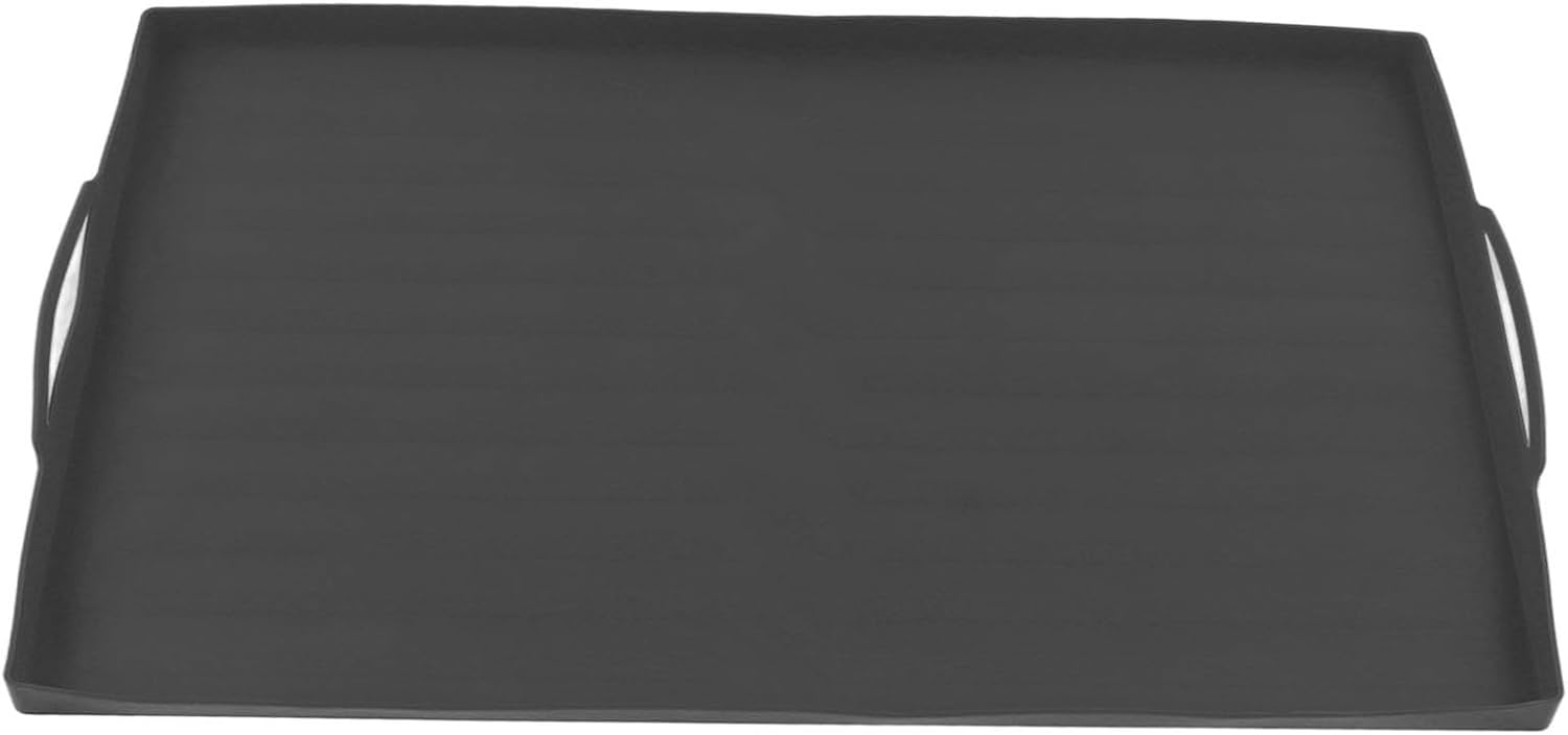Silicone Griddle Mat Cover, BBQ Grill Mat for Outdoor Cooking, High Temperature Non - Slip Protective Grill Mat with Anti - Stick Surface, Durable Oven Protection Pad for (36in Grey Handle)
