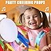 Garneck Hand Drum with Ribbons Sturdy Percussion Musical Instrument for Beginners Streamers for Performances and Music Education