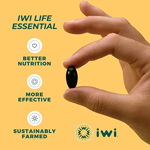 Iwi Life Omega-3 Essential - Vegan Fish Free Dha Epa Omega 3 Supplement - Algae Oil - Superior Absorption For Heart, Brain, Joints & Immunity Health - Plant-Based Omega 3-30 Day Supply (Softgels) #TOP2