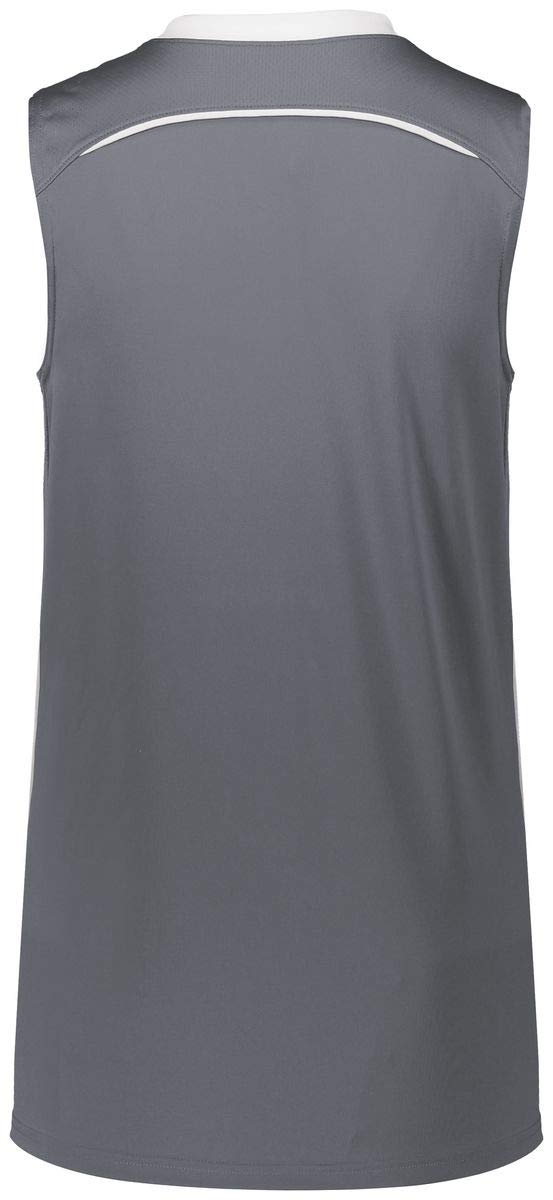 Augusta Sportswear Girls Rover Jersey S Graphite/White
