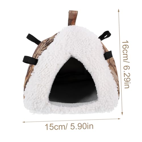 Cabane de hamster decorative pour embellir la cage et son sommeil - 7