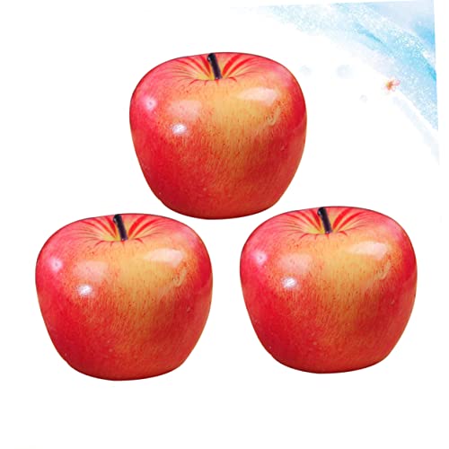 Amosfun 9 Pcs Chirtmas Decor Adorno Para Mesa De Christmas Tealight Candles Scented Relax Candles Christmas Candle Tins Decorate Simulation Fruit Candle Apple Candle Artificial #TOP1