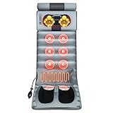 Colchoneta de Masaje Cuerpo Completo con Vibración y Calor Colchón De...