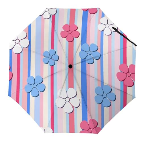 Parapluie automatique compact et robuste contre le vent pour homme et femme