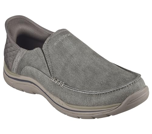 Image of Skechers Men's USA Expected - Cayson Moc Toe Canvas Slip-Ins