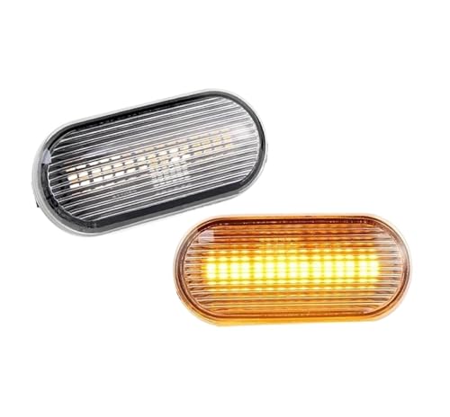 Image of 2X LED Side Marker Turn Signal Light Indicator For VW For Bora For Golf 3 4 For MK4 Jette For Lupo For Passat Z2 3BG For Polo SB6 Mirror Indicator Lamp(Clear NO Dynamic)