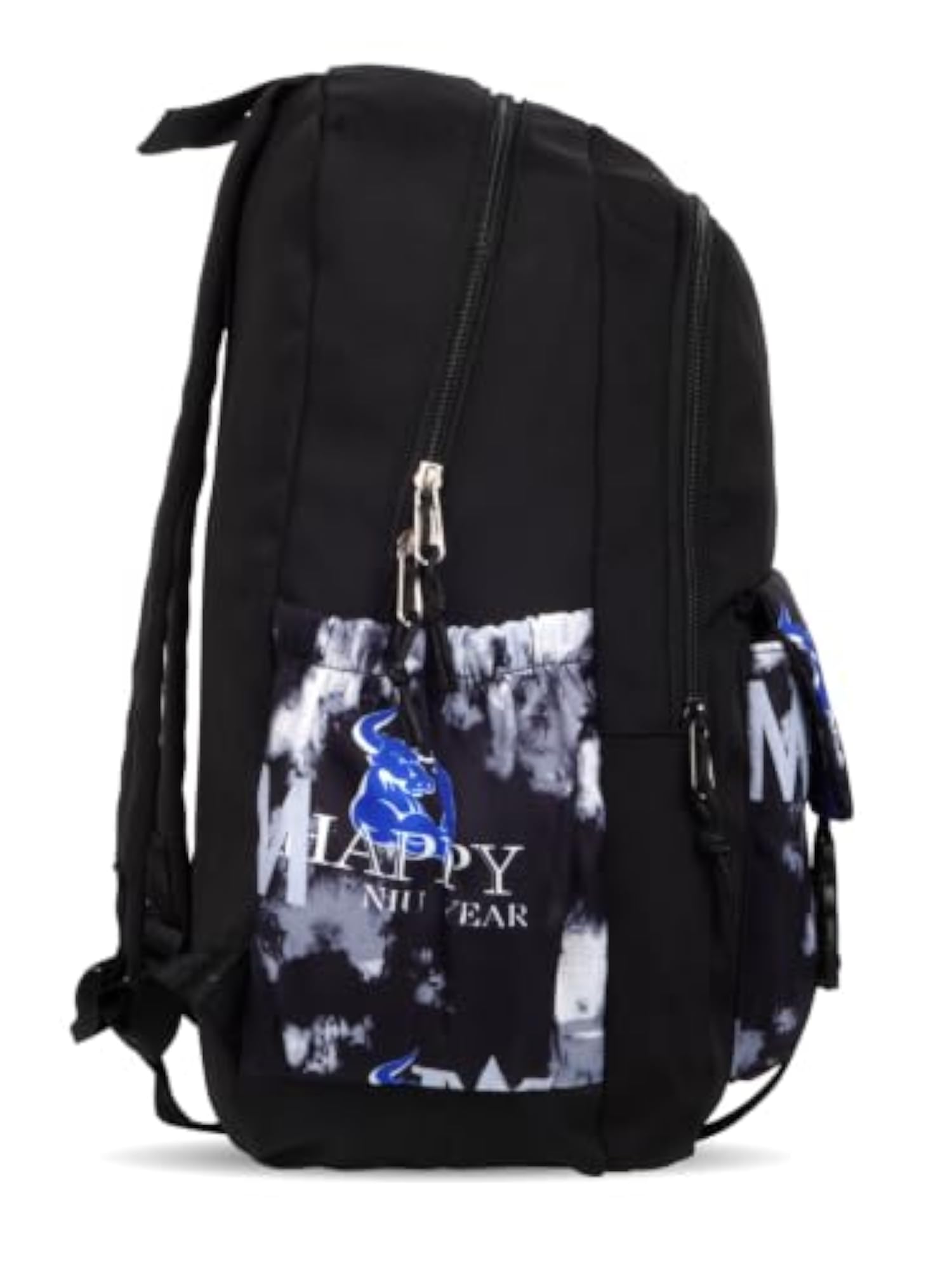 Casual Black and Grey Backpack for Everyday Use