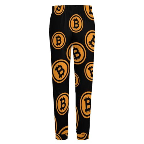 Bitcoin Mens Pajama Pants Lightweight Lounge Classic Long Pants Sleepwear Loungewear Elastic Waistband - Image 6