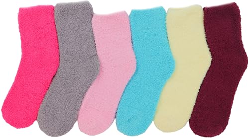 Image of ToBeInStyle Women's Pack of 6 Assorted Style Winter Socks