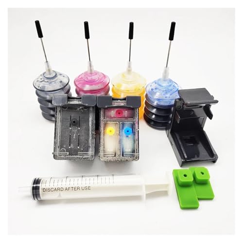 Refillable Ink Cartridge Replacement for h-p 123 For H-P123 123xl 123 xl De-skjet 3630 1110 2130 2132 2133 2134 3632 3638(1SET ink)