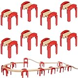 piliers pont champlain 【Simple et flexible】Les piliers de pont s'intègrent sans problème à n'importe quel circuit de train en bois. En les empilant simplement, vous pouvez modifier la hauteur des rails et créer sans cesse de nouveaux mondes de jeu passionnants pour vos enfants et leur train en bois