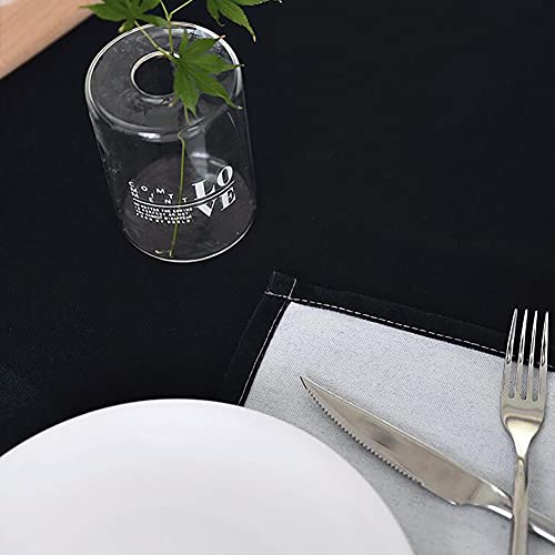 Nappe rectangulaire imperméable et anti-taches pour table de fête extérieure
