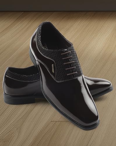 Image of Liberty Fortune A998-07 Formal Lacing Oxford Shoes for Men with TPR Sole | PU Outsole | Comfortable & Lightweight | Cushioned Footbed | Durable & Trendy Design