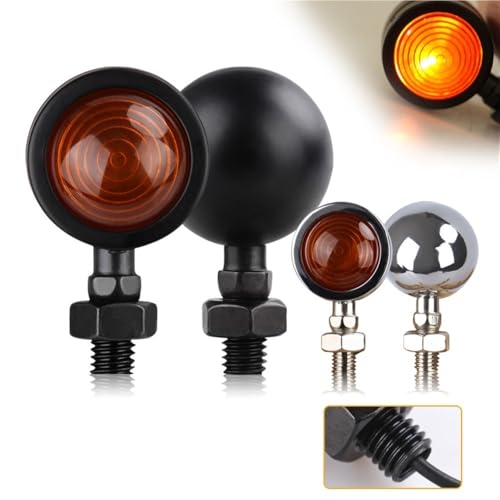 Intermitentes moto 12V universales y luces traseras metálicas para Cruiser o Bobber 2