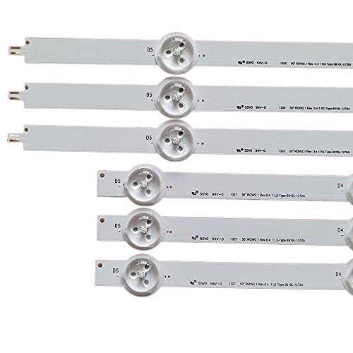 Tira de LED para LG 50LA6208 y 50LN6108 repuesto pantalla de 50 pulgadas 12 unidades