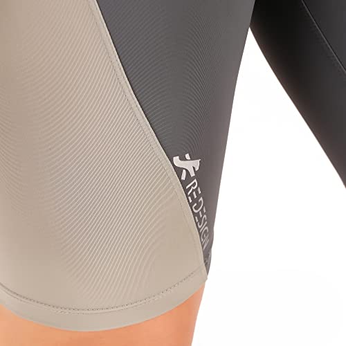Image of Redesign Nylon Dual Color Compression Shorts for Multi-Sports with Back Zip Pocket