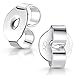 Materia Ohrstecker Verschluss Silber 925 Ohrmuttern Ersatzteile Z59_10 Paar (20 Stück)