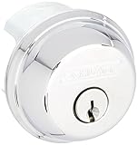Schlage B60 Single Cylinder Grade 1 Deadbolt from the B-Series, Polished Chrome