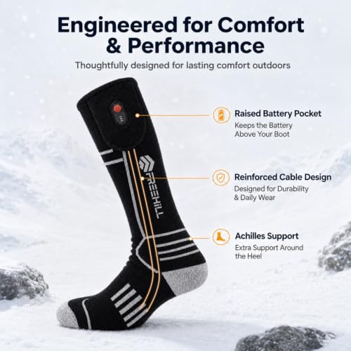 Wool Rechargeable Heated Socks - image 5