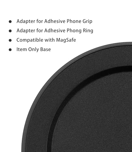 metisinno Base magnética básica compatível com cabos de telefone PopSocket e capas para iPhone MagSa