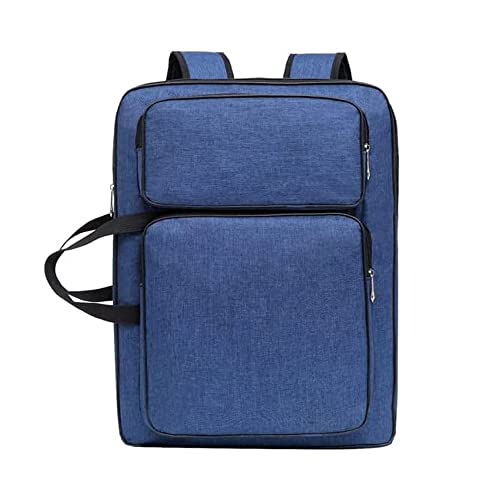 Image of Adult A3 Art Portfolio Carry Case Bag Drawboard Storage Tote Portable Handheld Shoulder Box Artist Drawing Board for 8k Sketch Easel Paper Palette Brush Pencil Painting Supplies