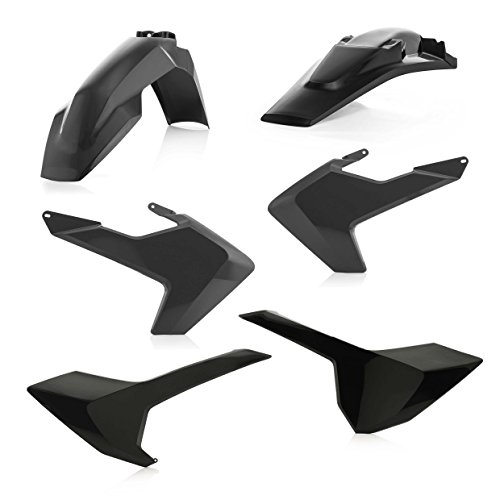 Kit plastique Husqvarna TE/FE 2019 noir carénage moto plastique enduro complet