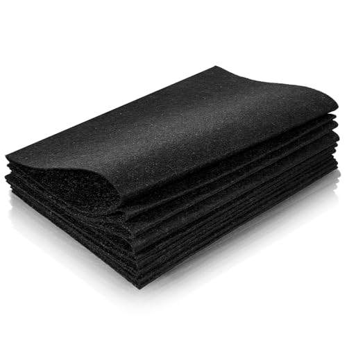 10 Pcs Black Felt Sheets 8 X 12 Soft Felt Fabric Felts Sheets for Crafts for DIY Crafts Sewing Quilting Project Patchwork