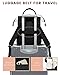 LOVEVOOK Mini Backpack for Women, Small Backpacks Purse, College Bookbag for School, Fashion Bag for Travel Work Gift, Lightweight Daypack, Beige-Black-Brown