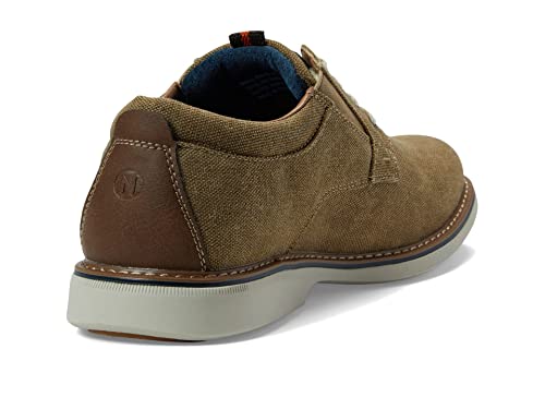 Nunn Bush Otto Canvas Plain Toe Oxford Khaki 7 M (D) by Nunn Bush - Image 5
