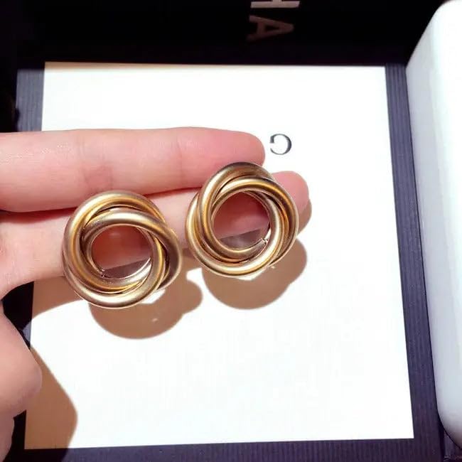 Image of SALTY Anti Tarnish Earrings for Women | Stylish Fashion Jewellery | Accessories for Girls | Minimal Jewelry | Ideal for Gifting | Gift for wife, Girlfriend, Anniversary, Marriage, Birthday, Valentine day