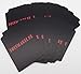 Produktbild docsmagic.de 25 Trading Card Deck Divider Black - Kartentrenner Schwarz - MTG PKM YGO