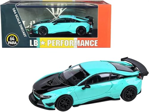 Paragon BMW i8 Liberty Walk Peppermint Green Modelo 1/64