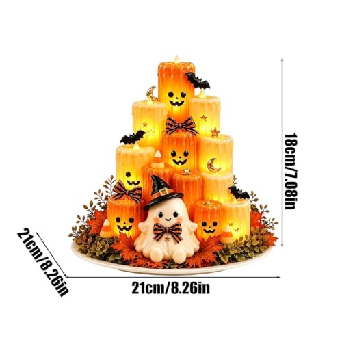 Decoración mesa Halloween para hogar interior y cenas de otoño cálidas 6