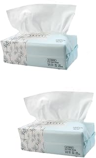 FOMIYES Toalhetes Faciais Descartáveis 200 Peças Almofadas De Algodão Para Maquiagem Facial Toalha De Rosto Descartável Almofadas De Algodão Faciais Almofada De Algodão Descartável