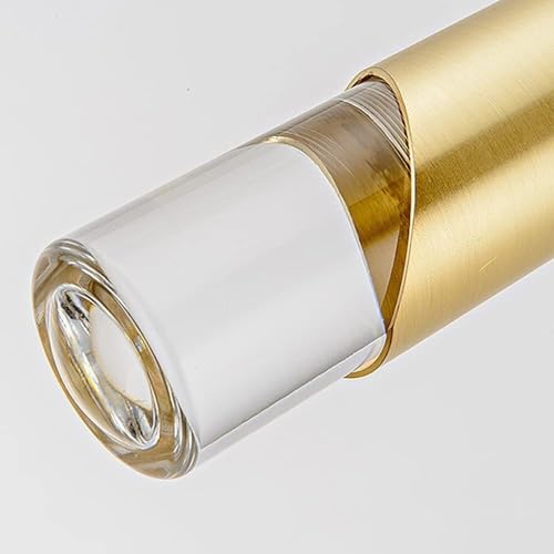 Lámpara de techo de metal escandinavo premium en latón para barra de bar 8