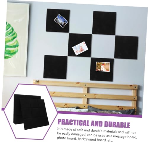 Tableaux feutrine lot de 6 plaques murales d'affichage Mobestech pour messages - 7